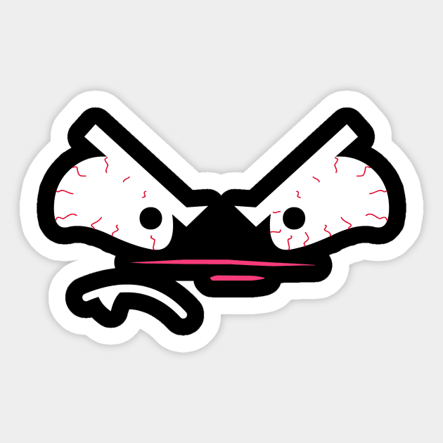 Evil Eyes of Ivan Sticker by LironPeer